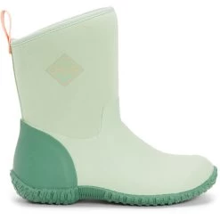 Muck Boots Muckster II Mid Green Rubber/Neoprene Female Textile/Weather Wellingtons