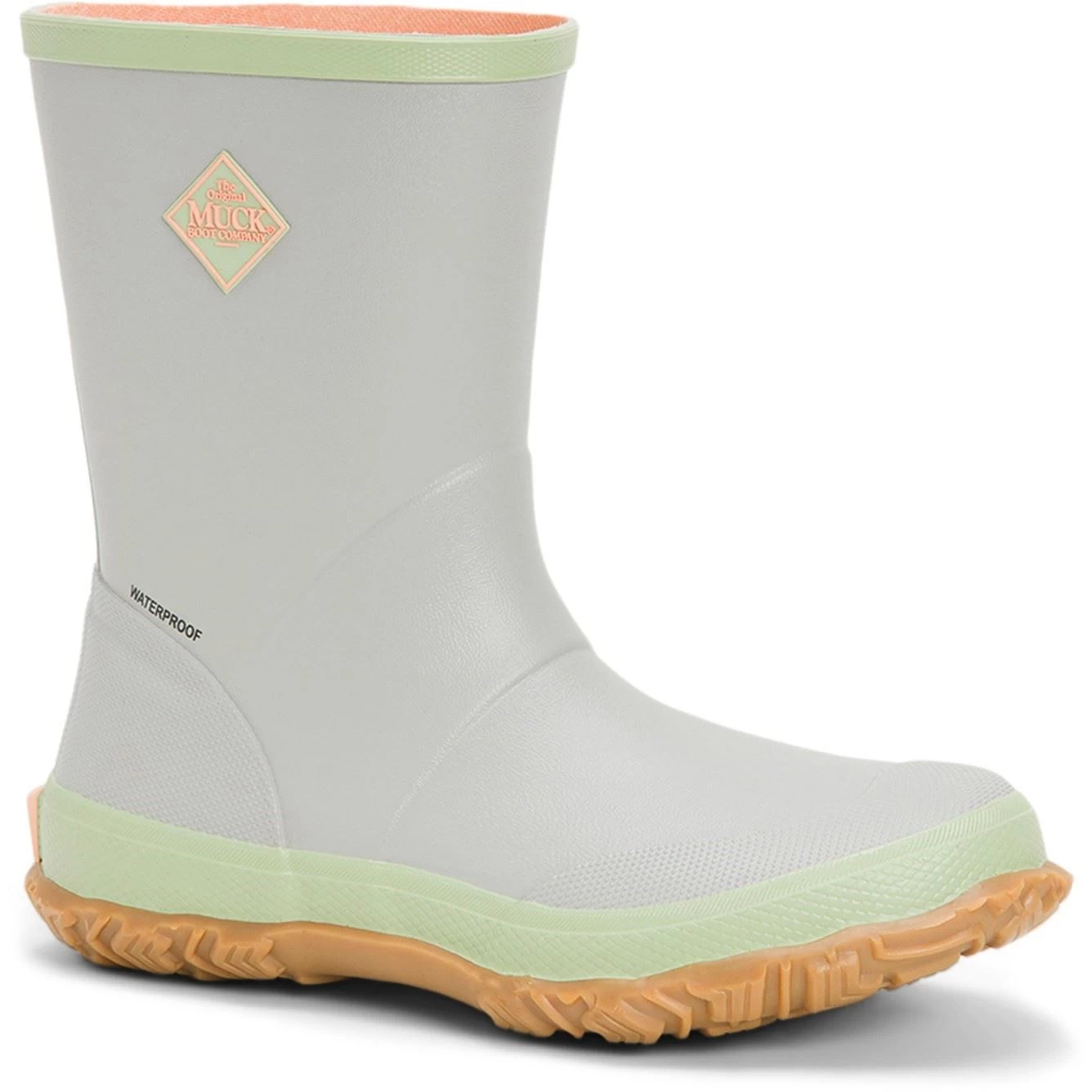 Muck Boots Forager 9" Light Grey Rubber Female Textile/Weather Wellingtons 3 Muck Boots Forager 9" Light Grey Rubber Female Textile/Weather Wellingtons - Image 3