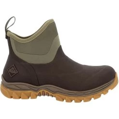 Muck Boots Arctic Sport II Dark Brown Rubber Female Textile/Weather Wellingtons