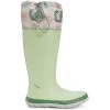 Muck Boots Forager Tall Green Rubber Female Textile/Weather Wellingtons