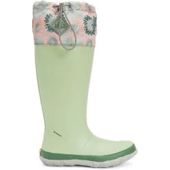 Muck Boots Forager Tall Green Rubber Female Textile/Weather Wellingtons