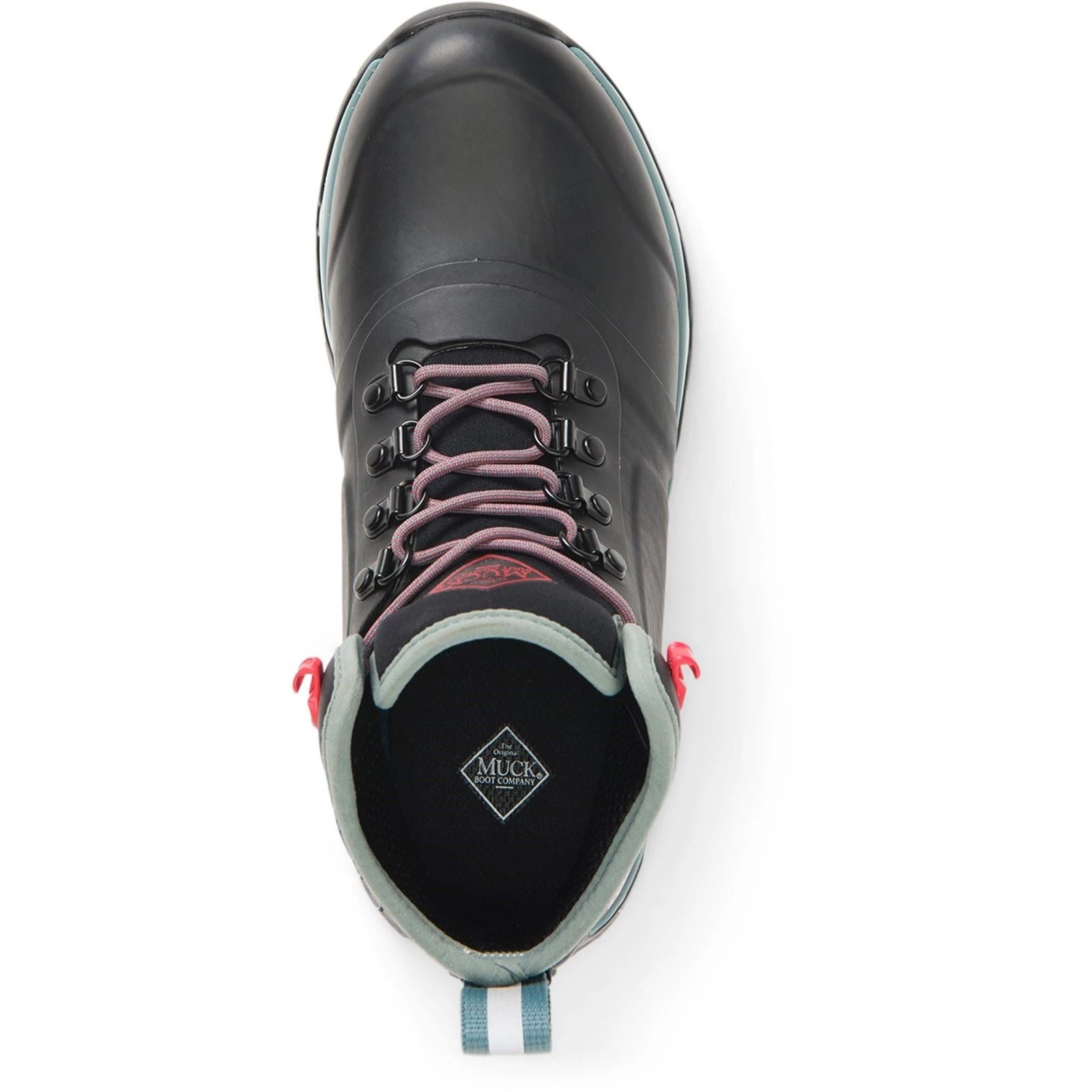 Muck Boots Apex Lace Up Black Rubber Neoprene Female Textile Wellingtons 6 Muck Boots Apex Lace Up Black Rubber Neoprene Female Textile Wellingtons - Image 6