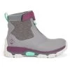 Muck Boots Apex Mid Zip Grey Rubber/Neoprene Female Textile/Weather Wellingtons