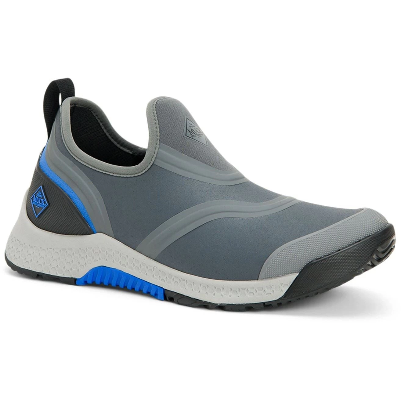 Muck Boots Outscape Low Grey Rubber/Neoprene Male Slip On Mens Shoes 2 Muck Boots Outscape Low Grey Rubber/Neoprene Male Slip On Mens Shoes - Image 2