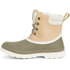 Muck Boots Originals Duck Lace Light Brown Rubber Neoprene/Leather Female Textile/Weather Wellingtons -Muck 602d3685 aee9 4844 8540 fad52d4ba56a
