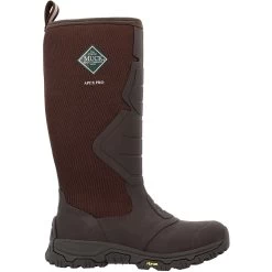 Muck Boots Apex Pro 16" Insulated Brown Rubber Male Textile/Weather Wellingtons