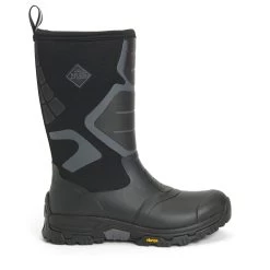 Muck Boots Apex Black Rubber/Neoprene Male Textile/Weather Wellingtons