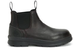 Muck Boots Chore Farm Black Leather Male Mens Boots