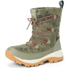 Muck Boots Arctic Ice Nomadic Sport AGAT Green Rubber/Nylon Female Textile/Weather Wellingtons