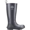 Muck Boots Mudder Tall Black Rubber Male Textile/Weather Wellingtons