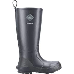 Muck Boots Mudder Tall Black Rubber Male Textile/Weather Wellingtons