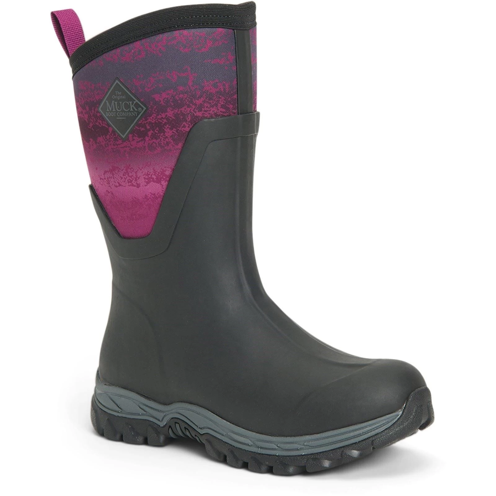 Muck Boots Arctic Sport Mid Black Rubber/Neoprene Female Textile/Weather Wellingtons 3 Muck Boots Arctic Sport Mid Black Rubber/Neoprene Female Textile/Weather Wellingtons - Image 3