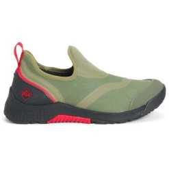 Muck Boots Outscape Low Olive Rubber/Neoprene Male Slip On Mens Shoes