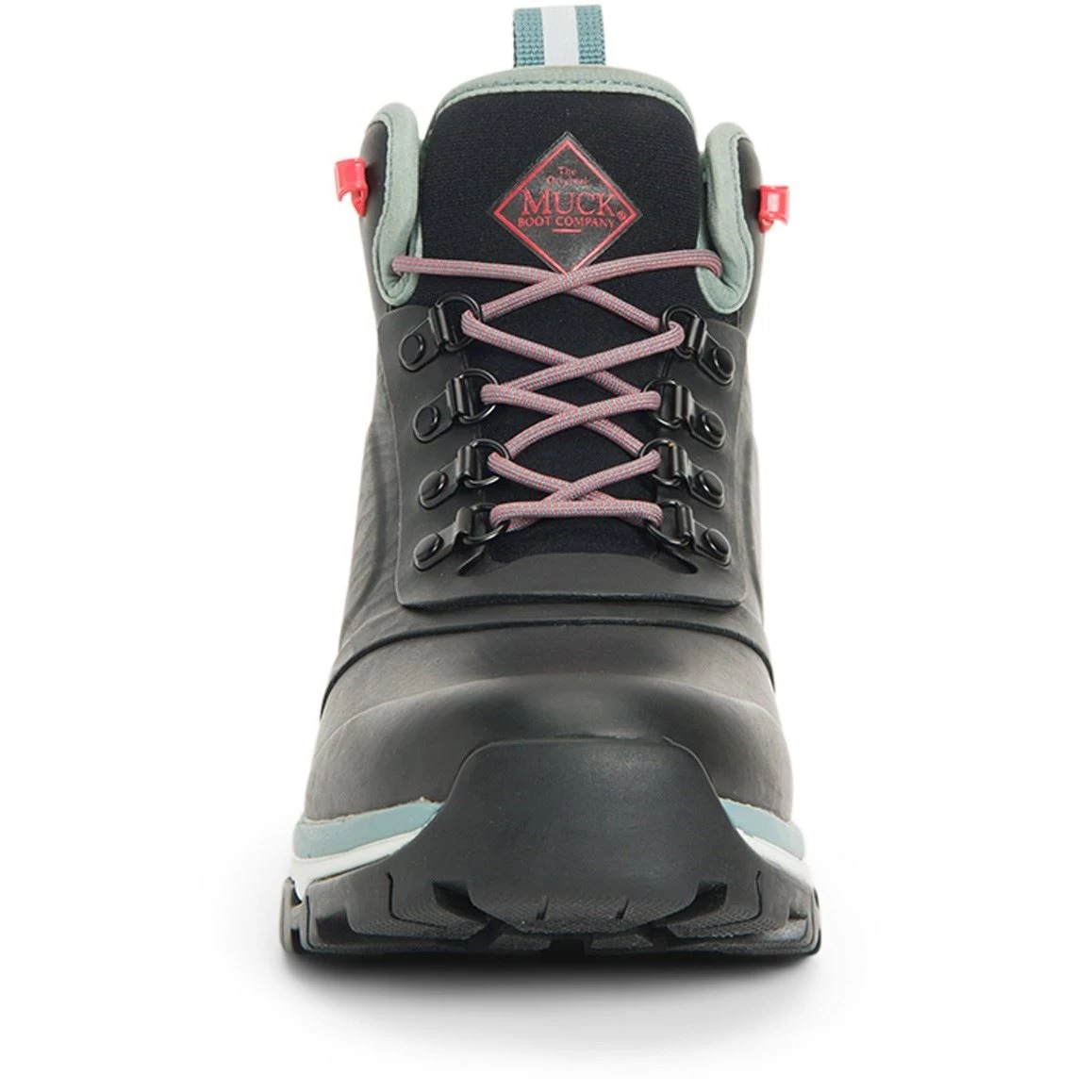 Muck Boots Apex Lace Up Black Rubber Neoprene Female Textile Wellingtons 4 Muck Boots Apex Lace Up Black Rubber Neoprene Female Textile Wellingtons - Image 4