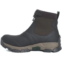 Muck Boots Apex Mid Zip Dark Brown Rubber/Neoprene Male Textile/Weather Wellingtons -Muck a21f1a1b 5be6 4c2a a489 d29ceb51abc3