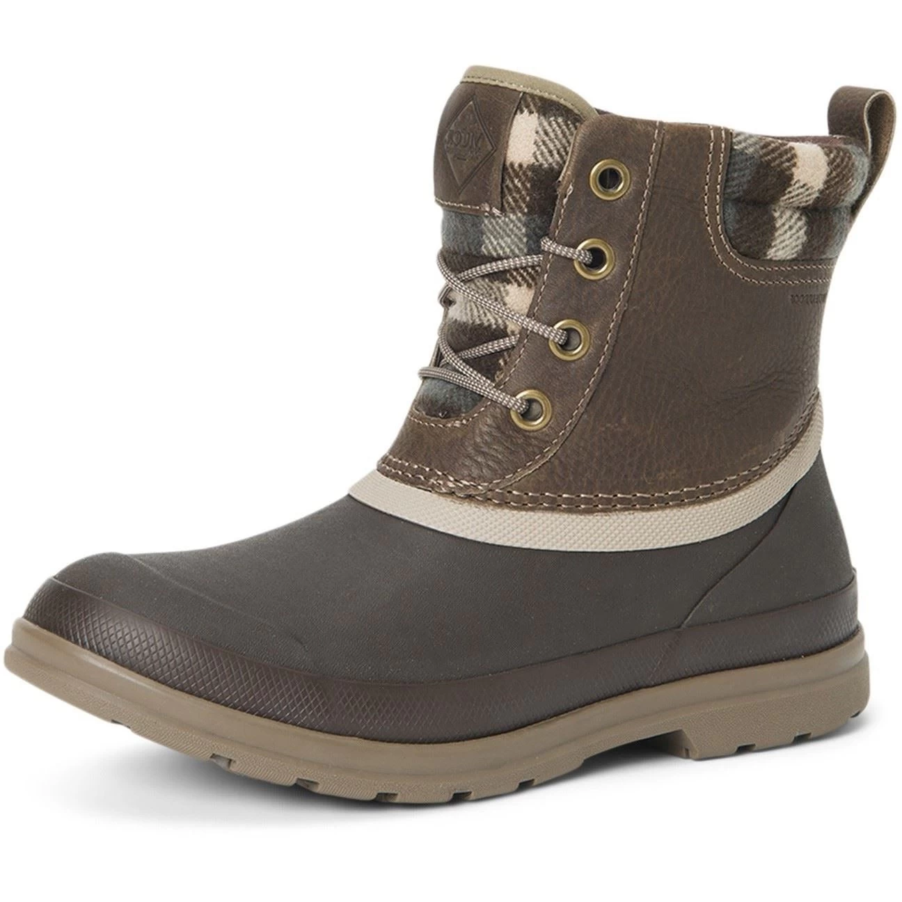 Muck Boots Originals Duck Lace Brown Rubber Neoprene/Leather Female Textile/Weather Wellingtons 1 Muck Boots Originals Duck Lace Brown Rubber Neoprene/Leather Female Textile/Weather Wellingtons