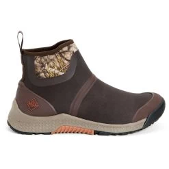 Muck Boots Outscape Chelsea Brown Rubber/Neoprene Male Slip On Mens Shoes
