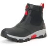 Muck Boots Apex Mid Zip Grey Rubber/Neoprene Male Textile/Weather Wellingtons