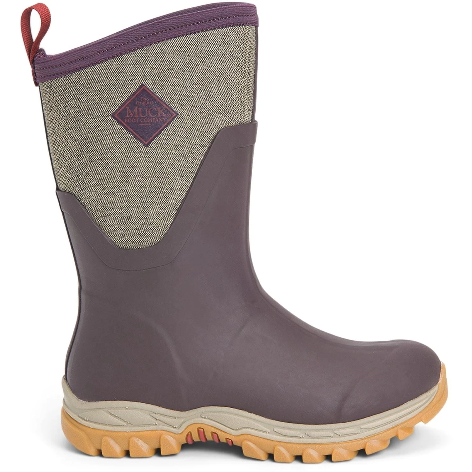 Muck Boots Arctic Sport Mid Wine Rubber/Neoprene Female Textile/Weather Wellingtons 1 Muck Boots Arctic Sport Mid Wine Rubber/Neoprene Female Textile/Weather Wellingtons