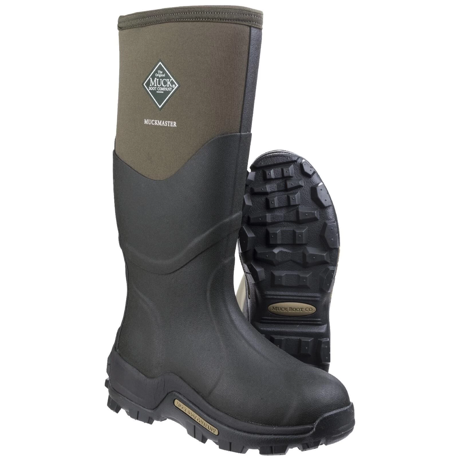 Muck Boots Muckmaster Hi Textile/Weather Wellingtons GREEN 4 Muck Boots Muckmaster Hi Textile/Weather Wellingtons GREEN - Image 4