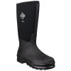 Muck Boots Unisex Chore Classic Hi Patterned Wellingtons (Black)