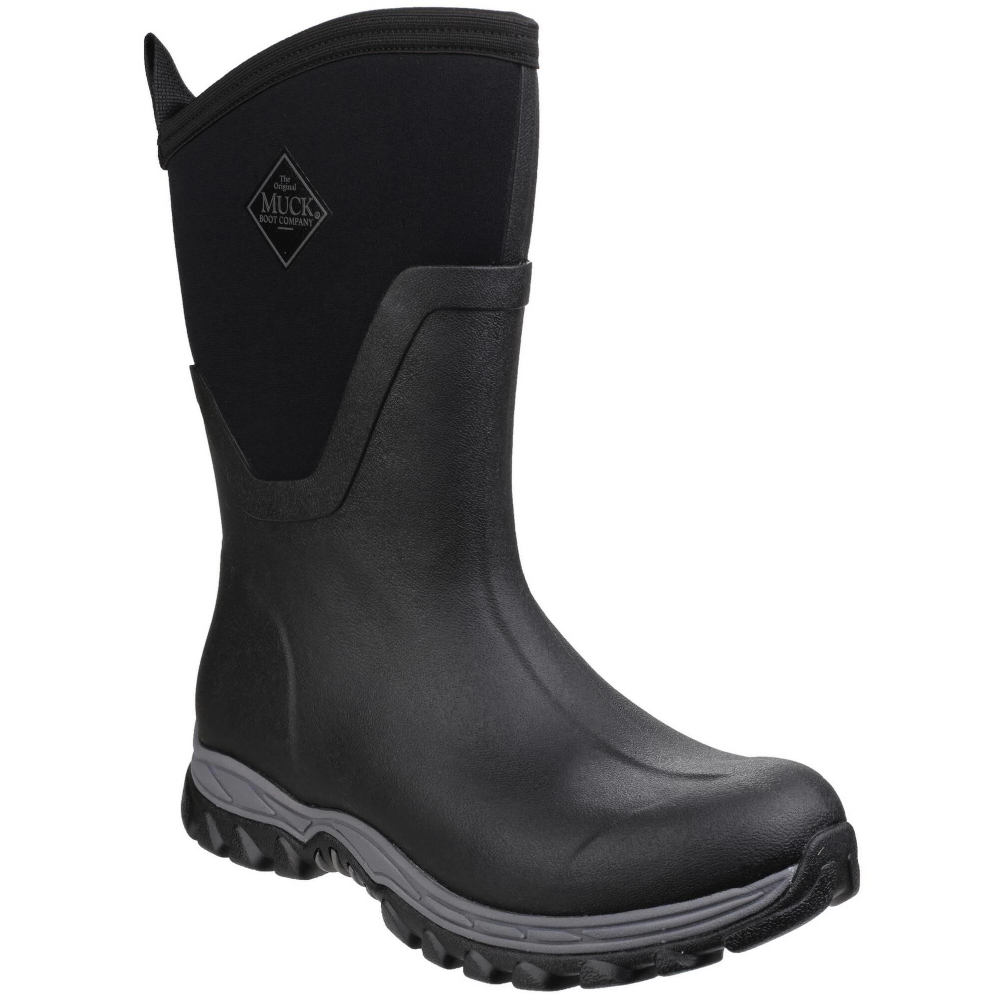 Muck Boots Unisex Arctic Sport Mid Pull On Wellies (Black/Magenta) 10 Muck Boots Unisex Arctic Sport Mid Pull On Wellies (Black/Magenta) - Image 10