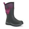 Muck Boots Unisex Arctic Sport Mid Pull On Wellies (Black/Magenta)