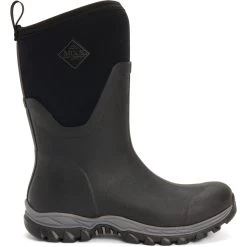 Muck Boots Arctic Sport Mid Textile/Weather Wellingtons BLACK