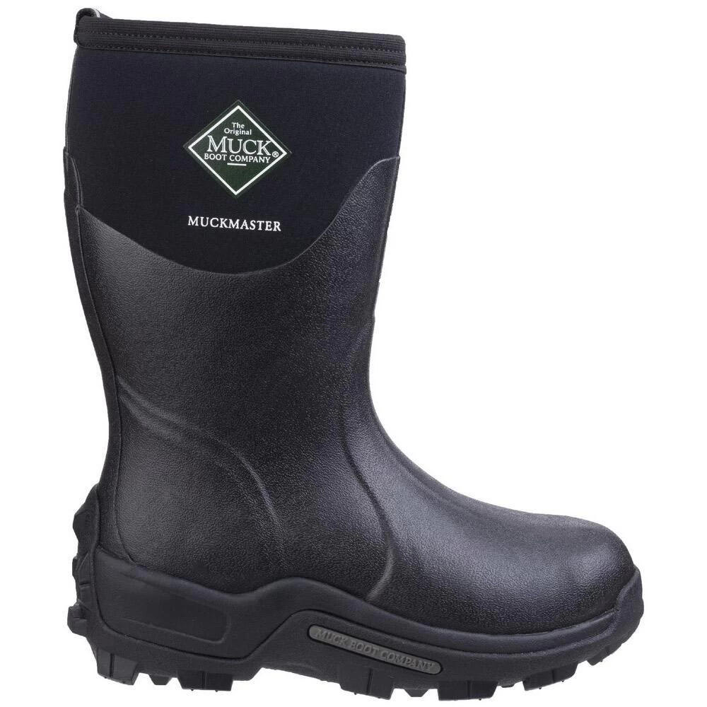 Muck Boots Unisex Muckmaster Mid Wellingtons (Black) 3 Muck Boots Unisex Muckmaster Mid Wellingtons (Black) - Image 3