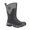 Muck Boots Womens/Ladies Arctic Ice Vibram Geometric Wellington Boots (Black/Grey)