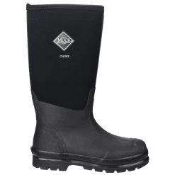 Muck Boots Chore Classic Hi Textile/Weather Wellingtons BLACK