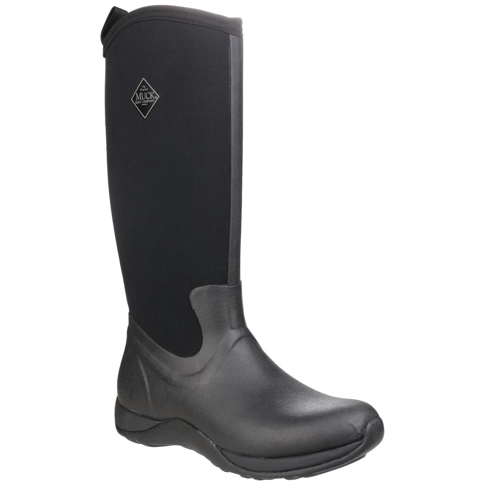 Muck Boots Unisex Arctic Adventure Pull On Wellington Boots (Black/Tan) 3 Muck Boots Unisex Arctic Adventure Pull On Wellington Boots (Black/Tan) - Image 3