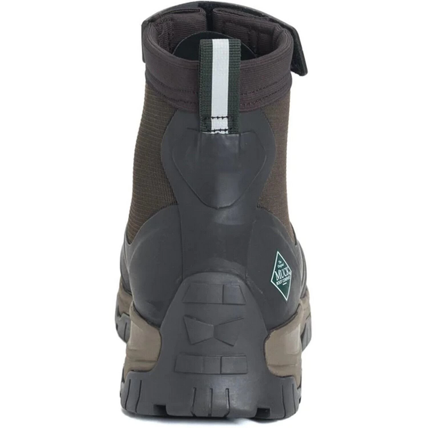 Muck Boots Mens Apex Zip Wellington Boots (Dark Brown) 2 Muck Boots Mens Apex Zip Wellington Boots (Dark Brown) - Image 2