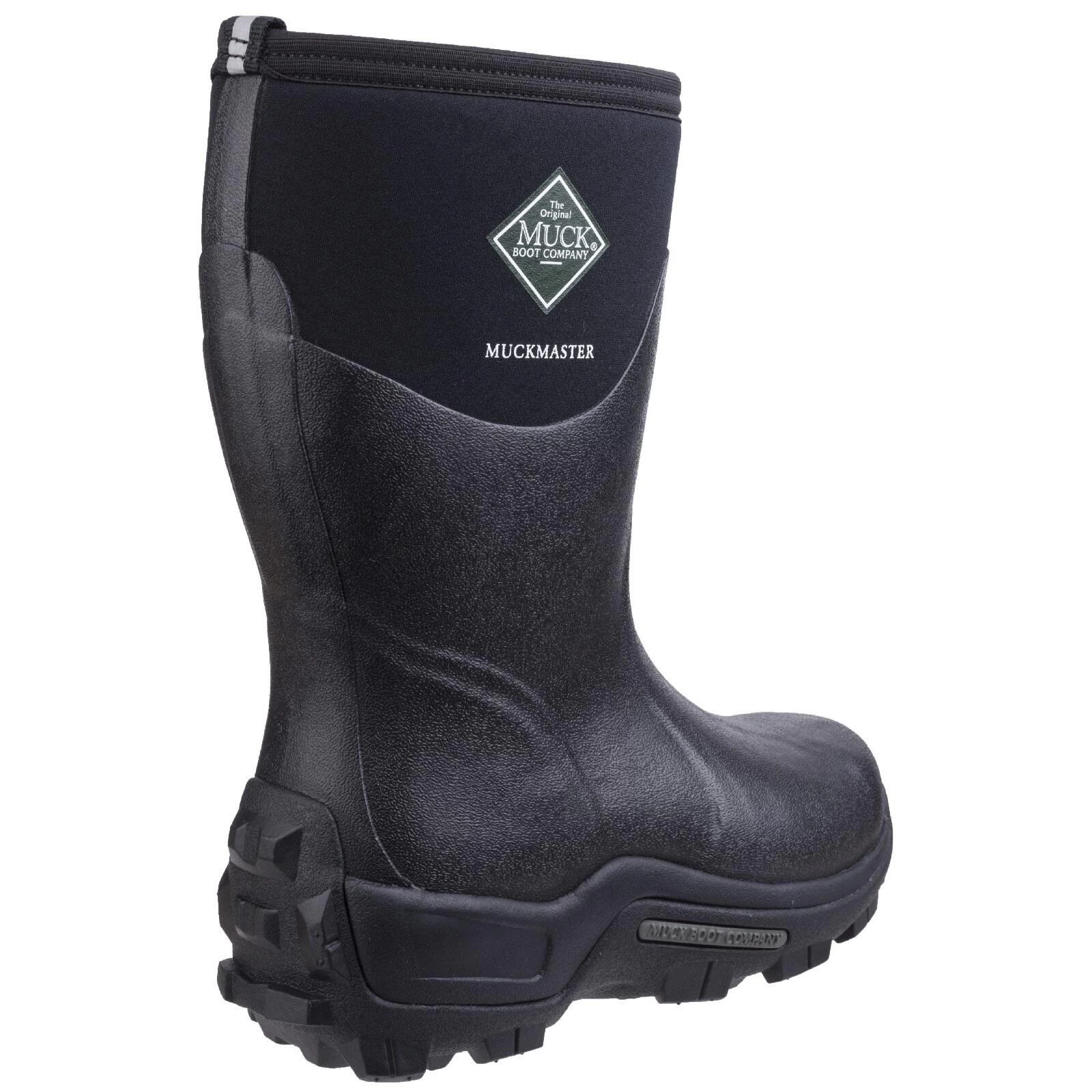 Muck Boots Unisex Muckmaster Mid Wellingtons (Black) 2 Muck Boots Unisex Muckmaster Mid Wellingtons (Black) - Image 2
