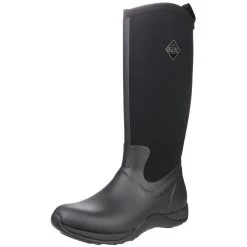 Muck Boots Black Arctic Adventure Pull On Wellington Boots