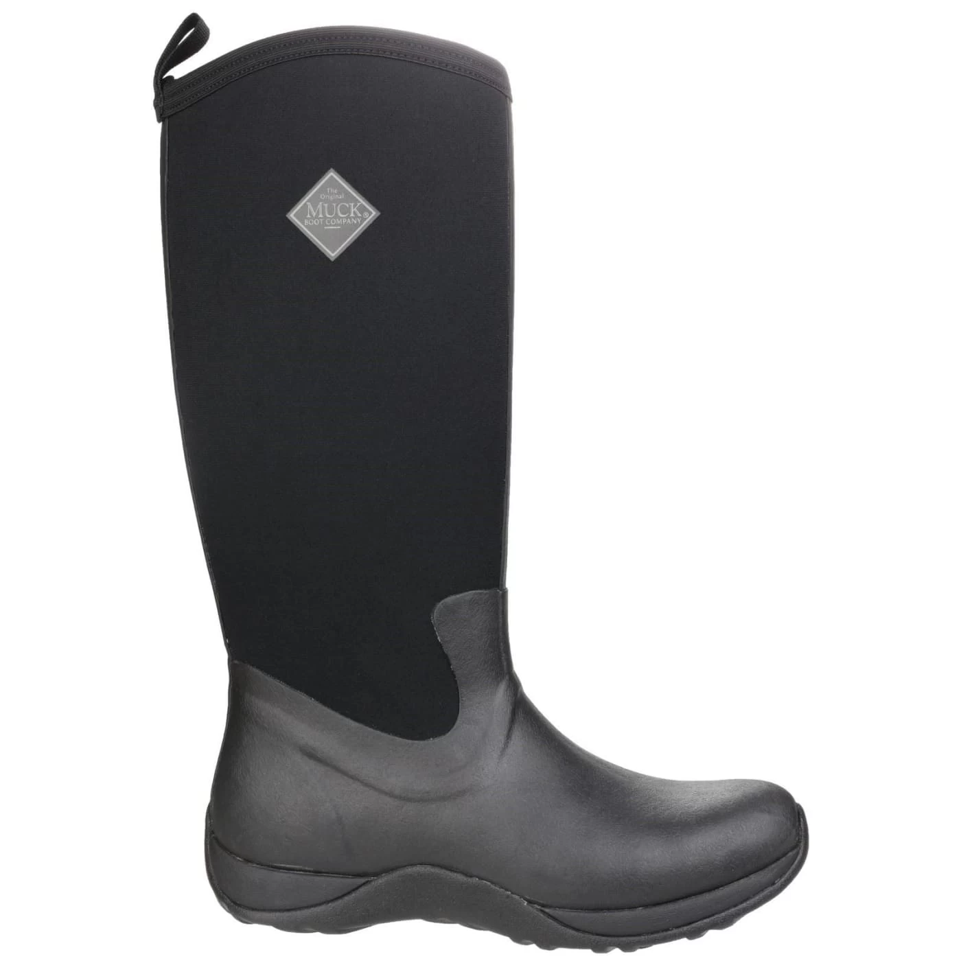 Muck Boots Black Arctic Adventure Pull On Wellington Boots 2 Muck Boots Black Arctic Adventure Pull On Wellington Boots - Image 2