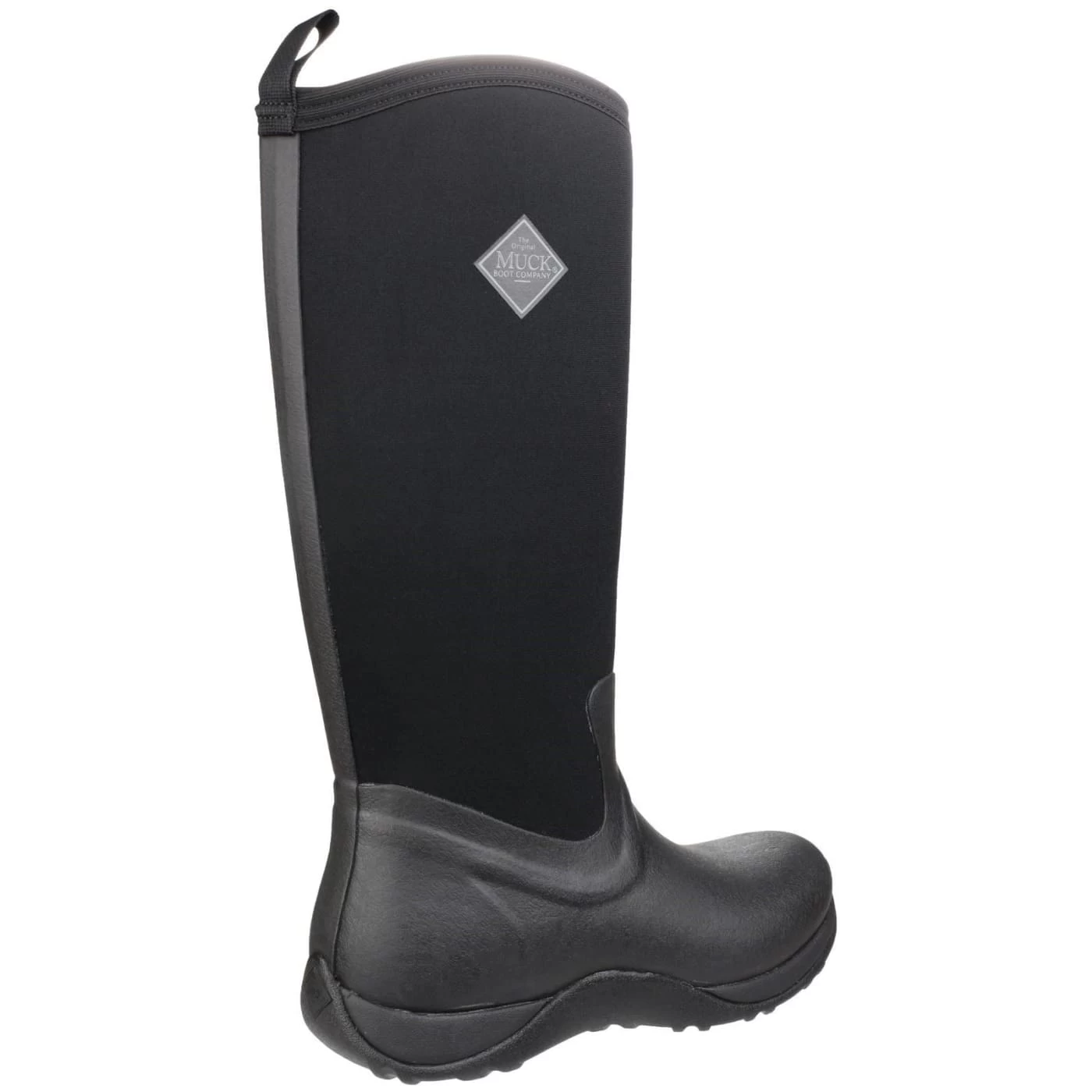 Muck Boots Black Arctic Adventure Pull On Wellington Boots 4 Muck Boots Black Arctic Adventure Pull On Wellington Boots - Image 4