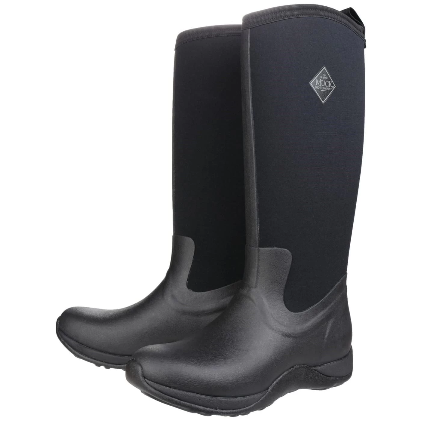 Muck Boots Black Arctic Adventure Pull On Wellington Boots 5 Muck Boots Black Arctic Adventure Pull On Wellington Boots - Image 5