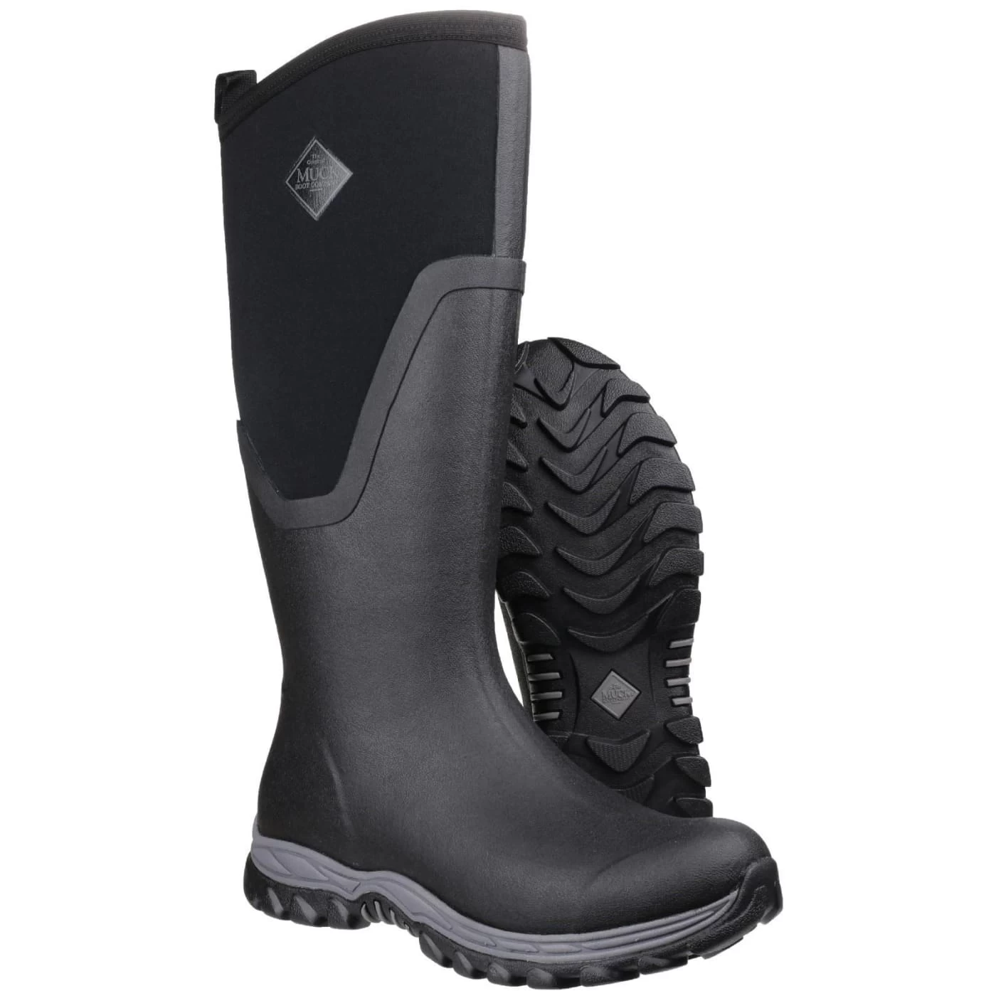 Muck Boots Black MB Arctic Sport II Tall Wellingtons 6 Muck Boots Black MB Arctic Sport II Tall Wellingtons - Image 6
