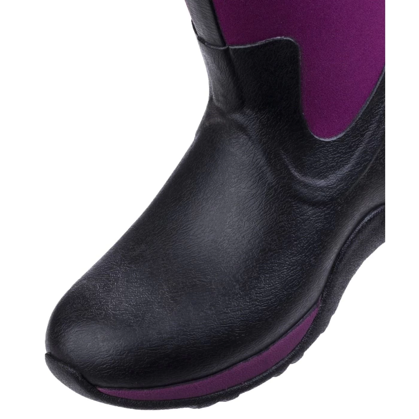 Muck Boots Black/Maroon Arctic Adventure Pull On Wellington Boots 3 Muck Boots Black/Maroon Arctic Adventure Pull On Wellington Boots - Image 3