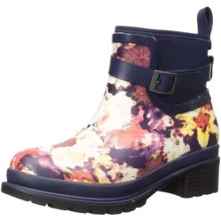 Muck Boots Liberty Rubber Ankle Navy Ladies Neoprene Boots