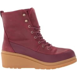 Muck -Muck muck boots mb liberty wedge dark red ladies leather 207 1