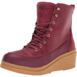 Muck Boots MB LIBERTY WEDGE Dark Red Ladies Leather Boots