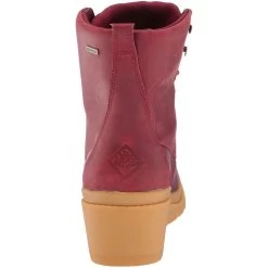 Muck Boots MB LIBERTY WEDGE Dark Red Ladies Leather Boots -Muck muck boots mb liberty wedge dark red ladies leather 385 1