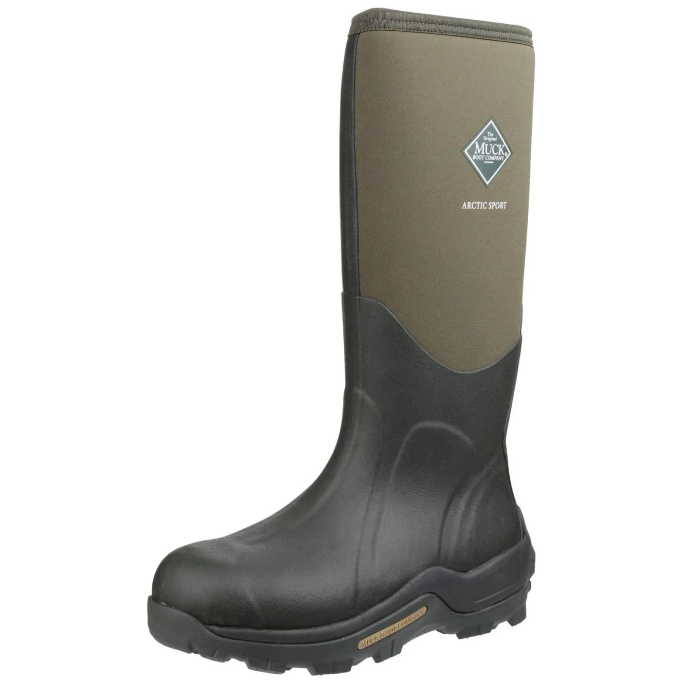 Muck Boots Moss/Moss Arctic Sport Pull On Wellington Boots 1 Muck Boots Moss/Moss Arctic Sport Pull On Wellington Boots