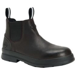 Muck Mens Chore Farm Leather Chelsea Boots